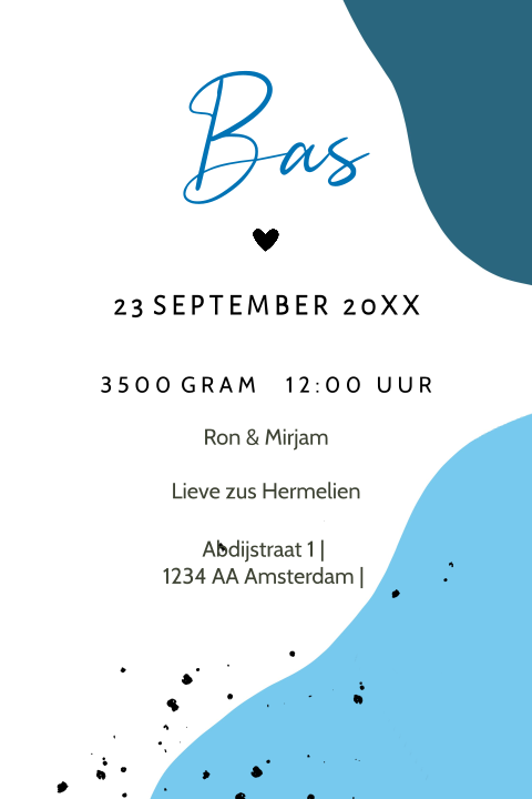 Kaart binnenkant