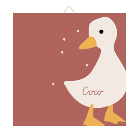 Tegeltje met een gansje