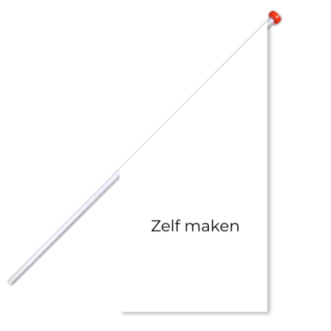 Vlag middelgroot zelf ontwerpen