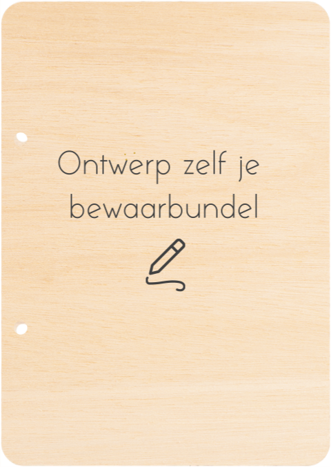 Bewaarbundel voor geboortekaartjes