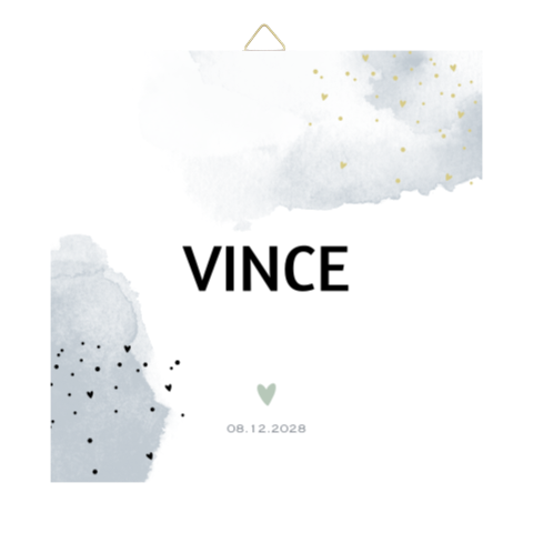 Tegel waterverf blauw