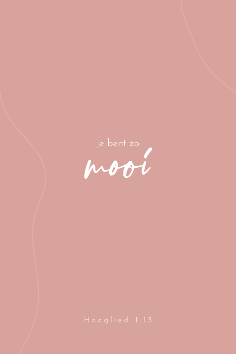 Christelijke valentijnskaart 'Je bent zo mooi'