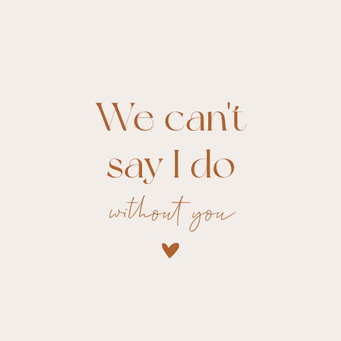 Save the date bruiloft - Rustic romance