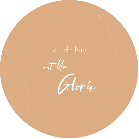 Christelijke behangcirkel 'Vul dit huis met Uw glorie'