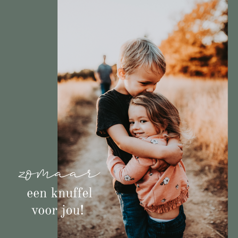 Wenskaart zomaar met foto