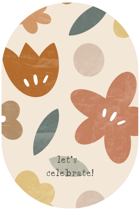 Uitnodiging huwelijksjubileum bloemen
