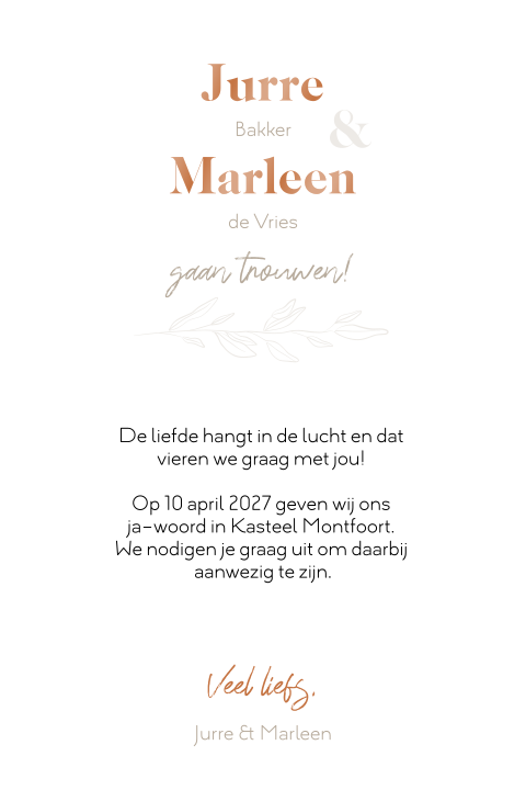 Kaart binnenkant