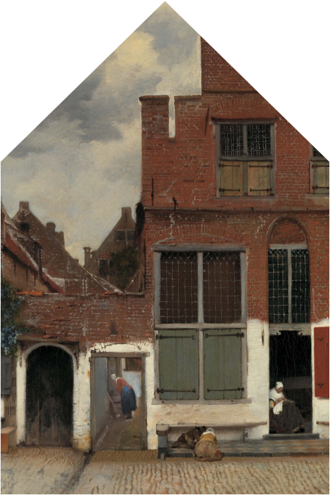 Verhuisbericht of uitnodiging housewarming Johannes Vermeer