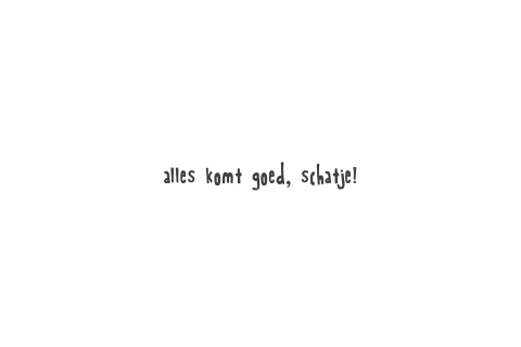 Wenskaart beterschap zwart wit tekst