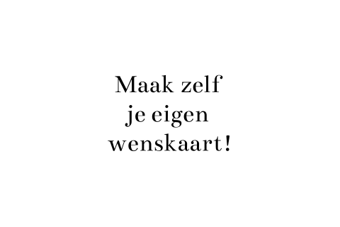 Zelf een liggende rechthoekige wenskaart maken