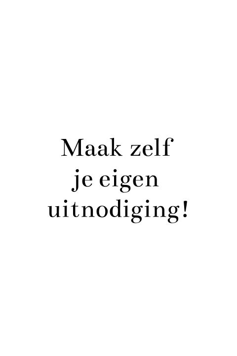 Uitnodiging zelf maken