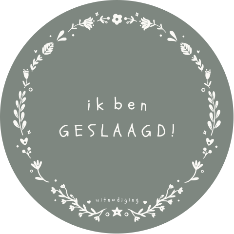 Uitnodiging examenfeest folklore