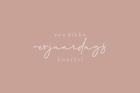 Wenskaart felicitatie verjaardagsknuffel