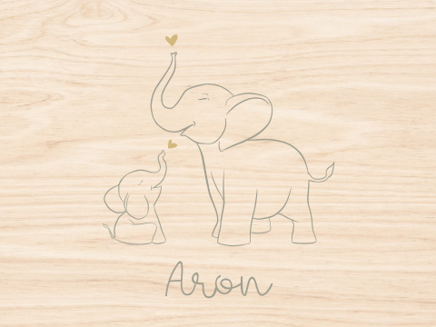 Memorybox met olifantjes voor alle tastbare herinneringen