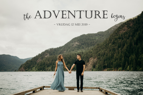 Trouwkaart Dennenboom