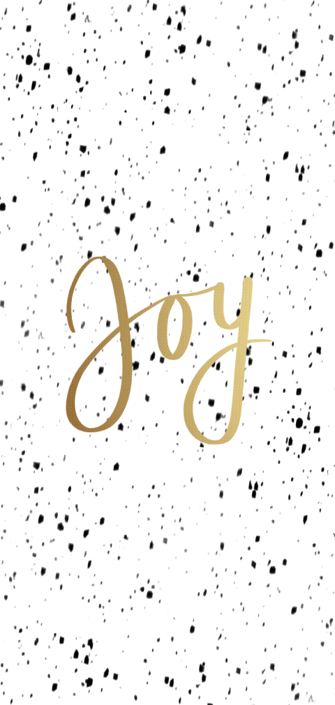 Kerstkaart sneeuw Joy