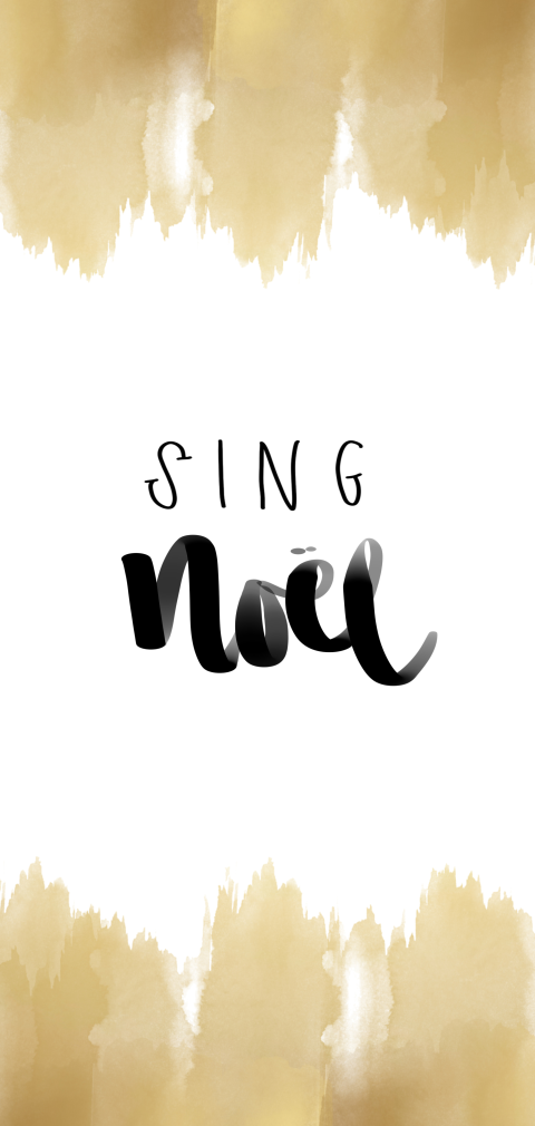 Kerstkaart Sing Noel