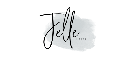 Geboortekaartje watervolor vlek