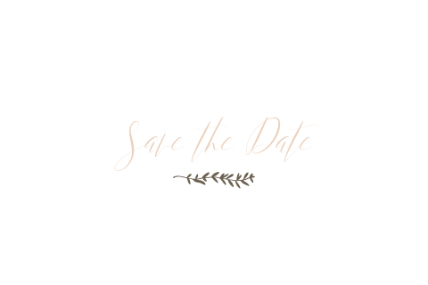 Save the Date pastel takje