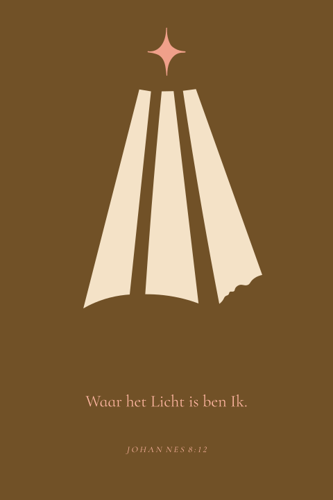 Wenskaart Licht baby