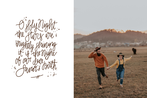 O holy night kerstkaart