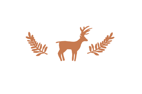 Kerstkaart deer