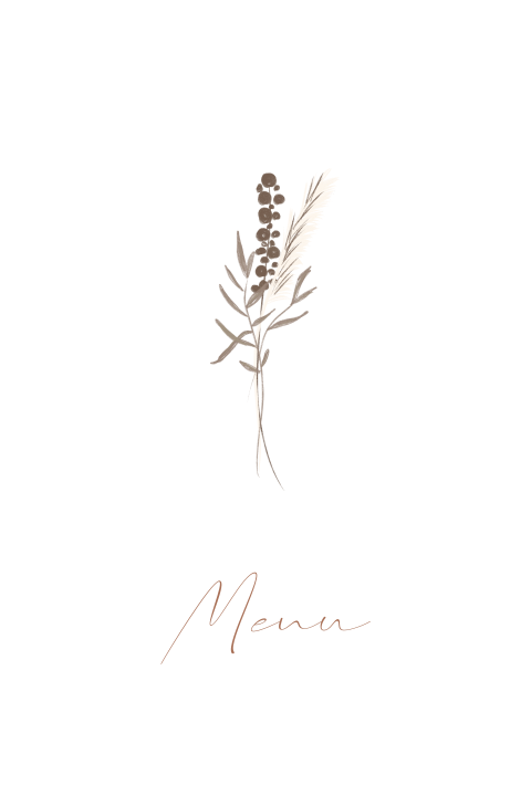 Nature Menukaart