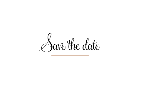 Save the Date Stripe