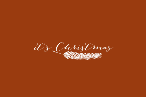 Kerstkaart It s Christmas