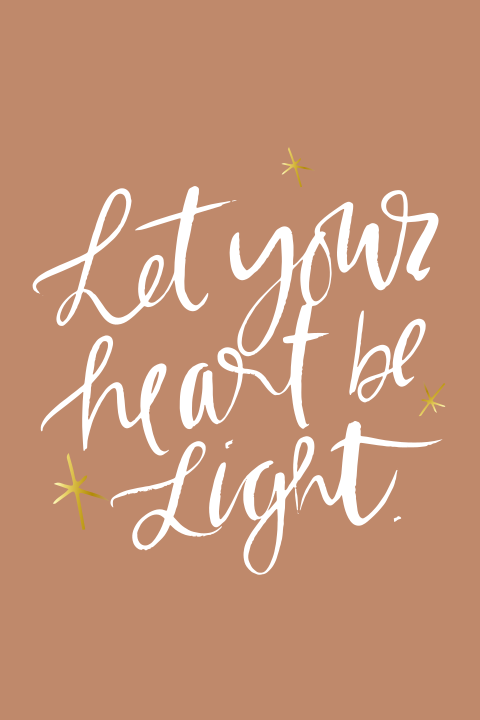 Kerstkaart handletter tekst light