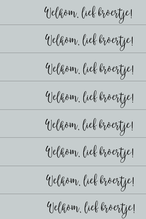 DIY Labels stippen