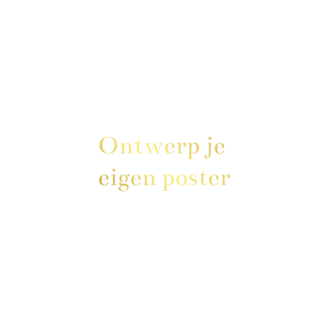 Poster folie vierkant eigen ontwerp