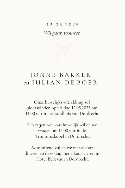 Kaart binnenkant