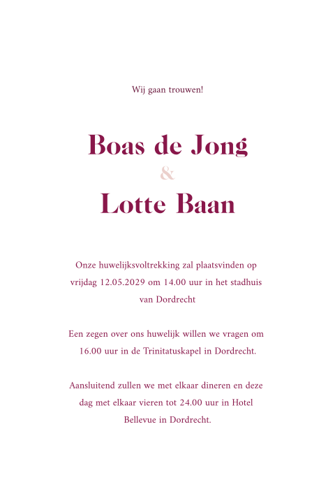 Kaart binnenkant
