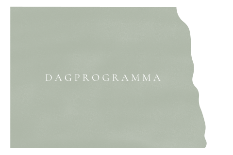 Dagprogramma stanskaart minimalistische golvende vorm