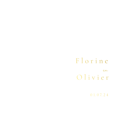 Trouwkaart speciale vorm met stans gaatje