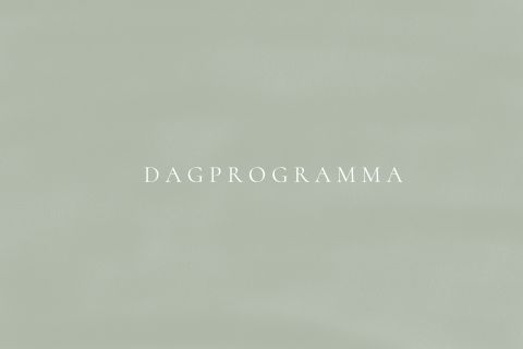 Dagprogramma minimalistische rechthoekige vorm