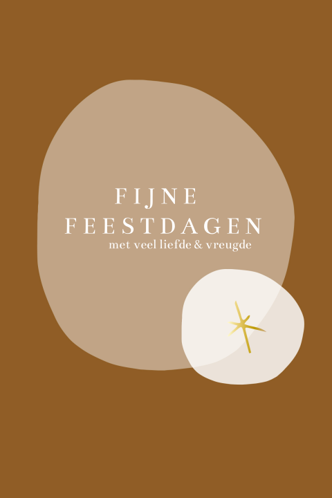 Kerstkaart rond feestdagen