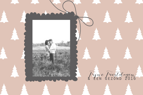 Kerstkaart Kerstboom