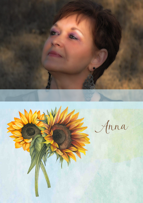 Rouwbrief zonnebloem