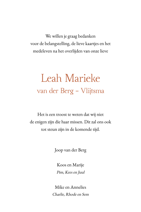Kaart binnenkant