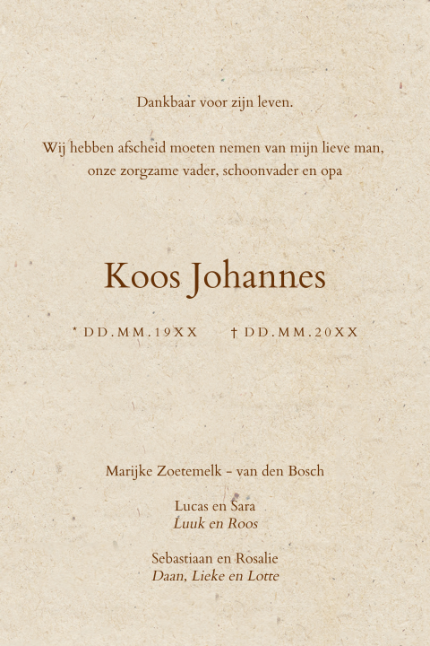 Kaart binnenkant
