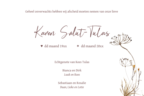 Kaart binnenkant