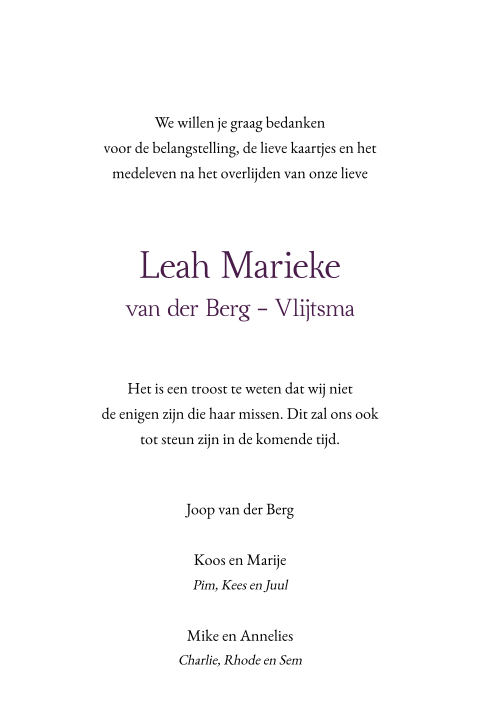 Kaart binnenkant