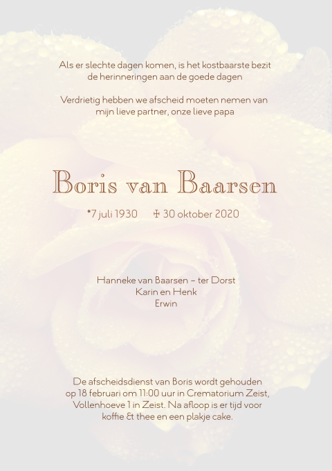 Kaart binnenkant