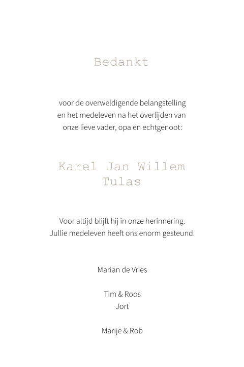 Kaart binnenkant