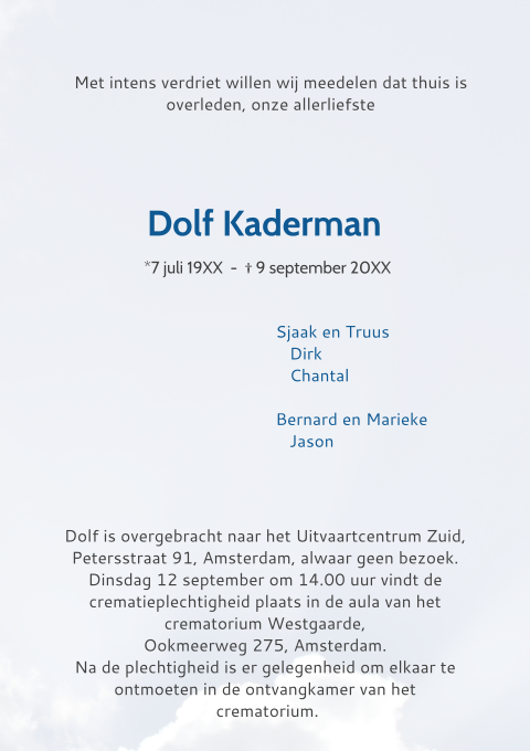 Kaart binnenkant