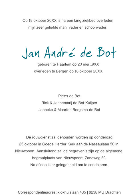 Kaart binnenkant