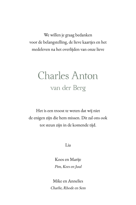 Kaart binnenkant