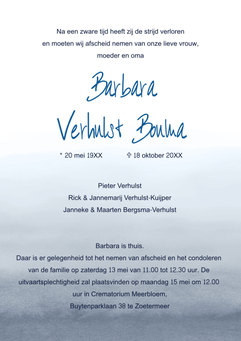 Kaart binnenkant